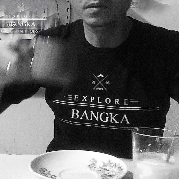 "let's start from here"

#explorebangka t-shirt by  taken at Kopitiam Buloy Pasa...