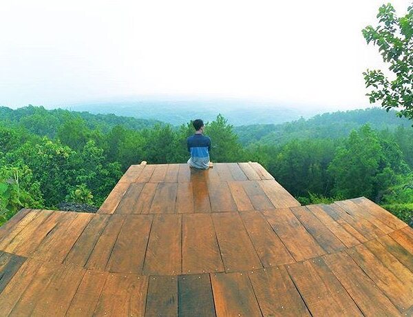 Ada gardu pandang baru lagi nih di Hutan Pinus Asri.
 #explorejogja credit by ...