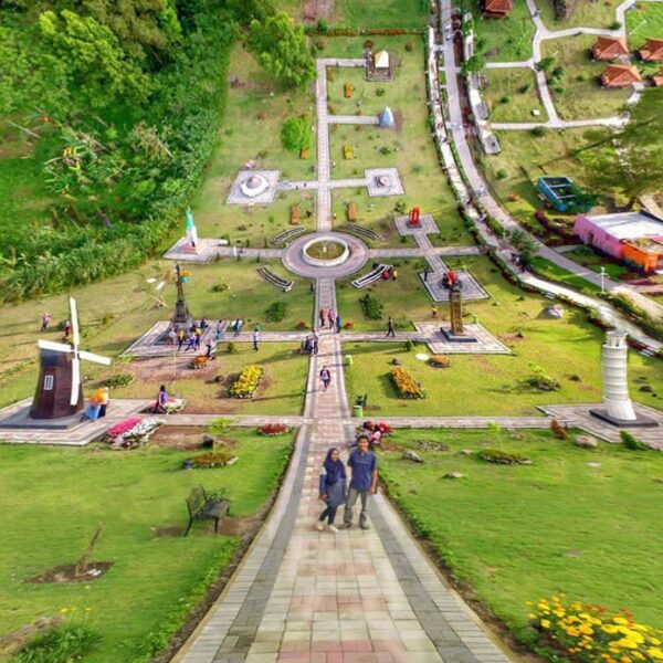 Creative editing by  covering Merapi Park, Sleman....