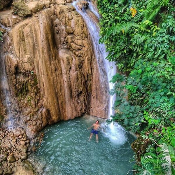 Lebaran udah, yuk Liburan  #explorejogja photo today by  taken at Air Terjun Ked...