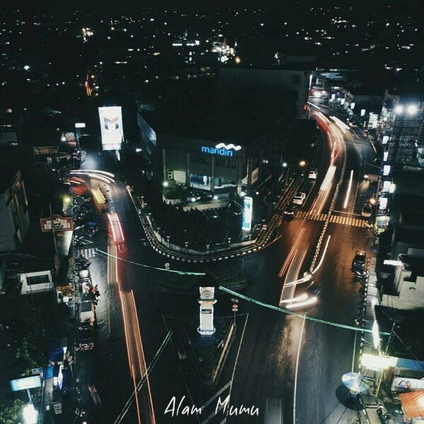 A brilliant bird-eye view above Sudirman T-junction nicely captured by  #explore...