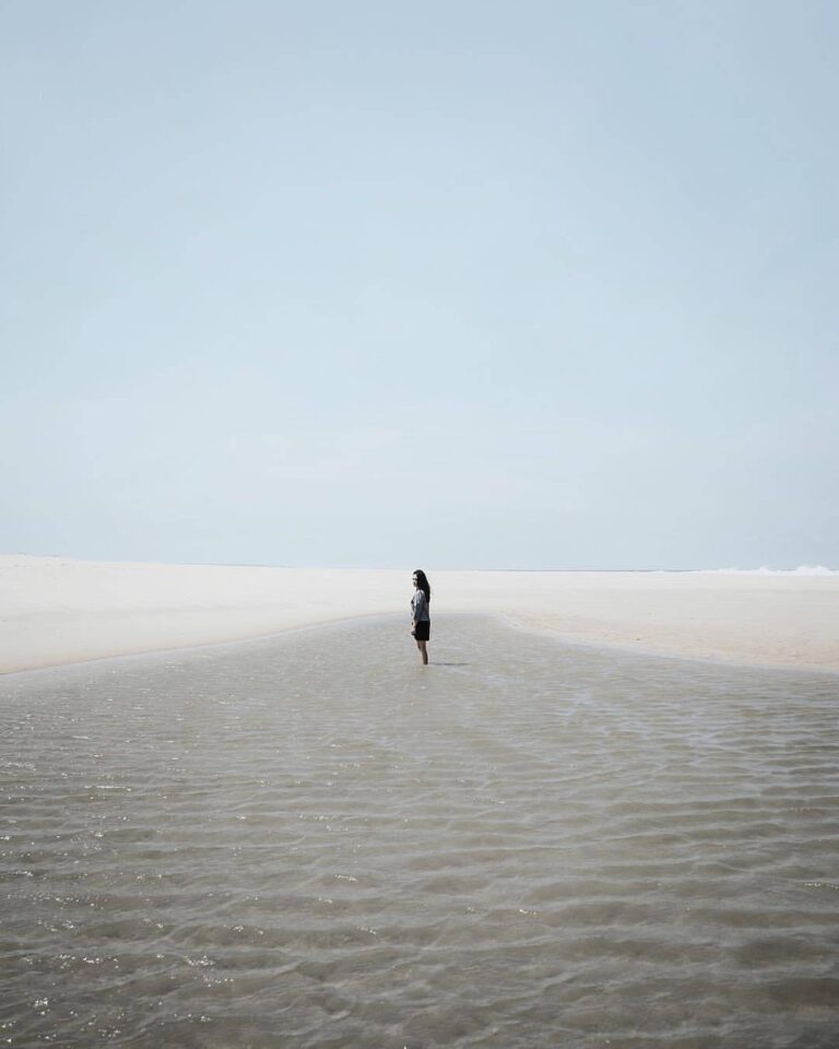 A different point of view of Pantai Ujung Genteng well captured by  #exploresuka...