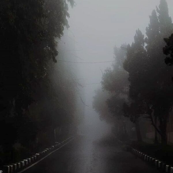Ir. H. Djuanda street is looking like a foggy day on the street somewhere in Min...