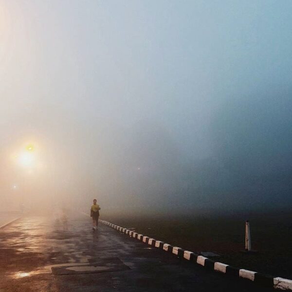 Misty morning at Lapang Merdeka captured by  #exploresukabumi...
