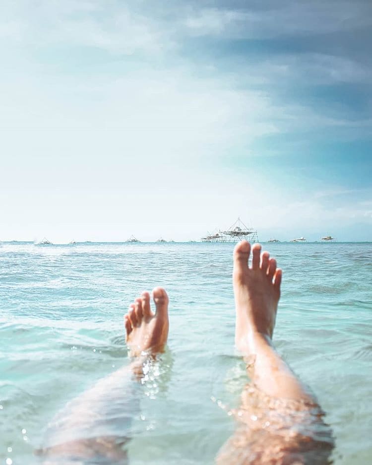 Nothing better than a day well spend with the sea. Describe this photo with ONE ...