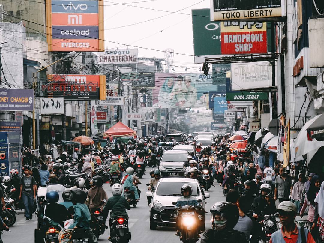 Situation at one of the main streets in town. #exploresukabumi photo by ...