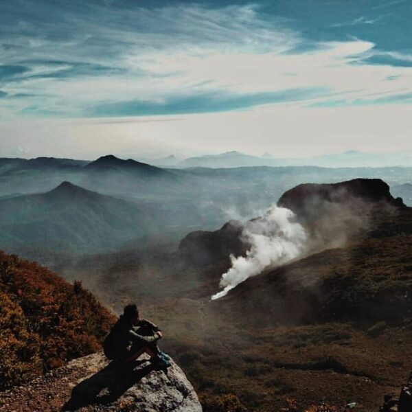 Stunning view from the height by  #exploresukabumi...
