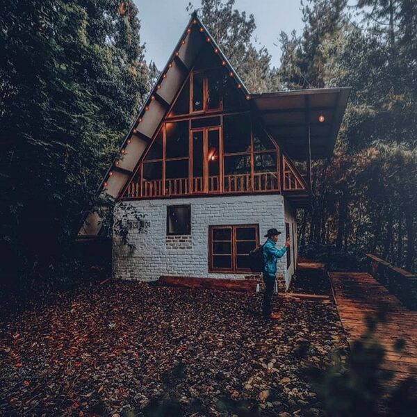 Which fairytale story do you remember if you see this kind of cabin in the middl...