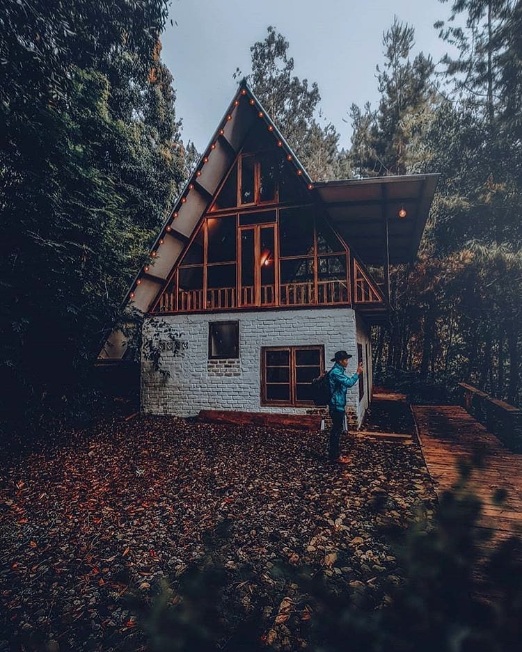 Which fairytale story do you remember if you see this kind of cabin in the middl...