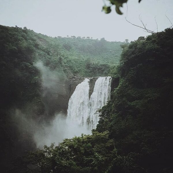 Wondering what a foggy afternoon in Curug Puncak Manik looks like?  has the answ...