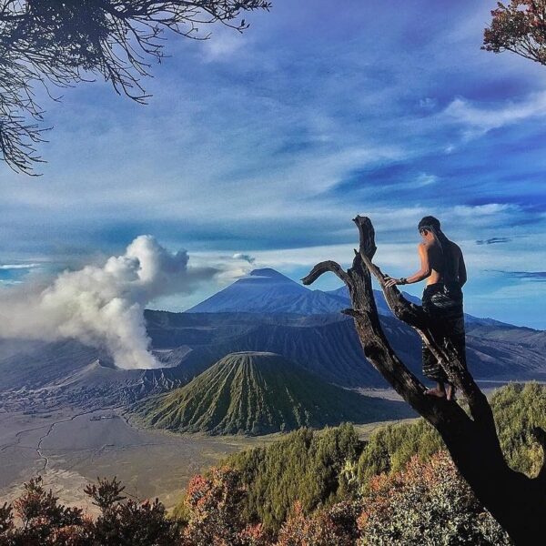 Melihat Bromo dari sisi Lain. Begitulah postingan dari  "ini adalah tampak depan...