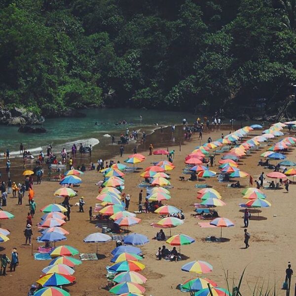 #explorejogja photo today by  taken at Pantai Baron, Gunungkidul....