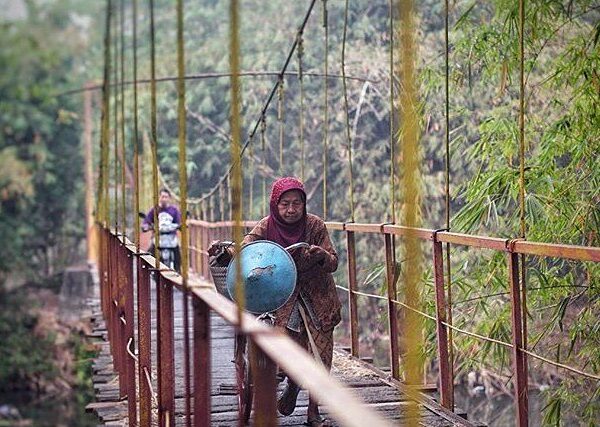 #explorejogja photo today by  taken at Jembatan Pleret, Bantul....