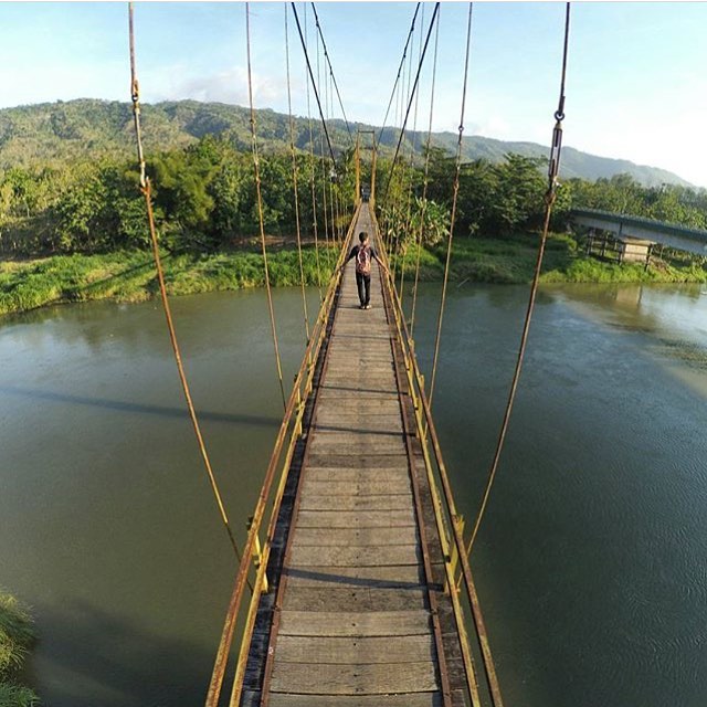 #explorejogja photo today by  taken at Jembatan Soka, Pundong, Bantul....