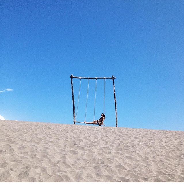 #explorejogja photo today by  taken at Gumuk Pasir, Parangkusumo, Bantul....