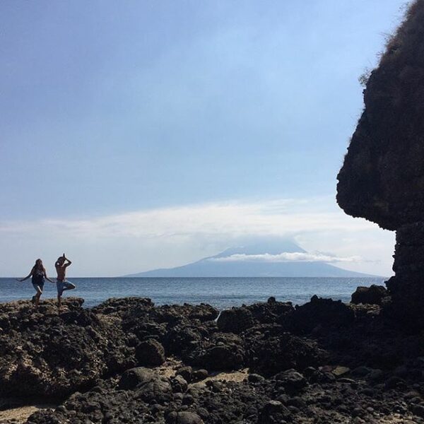 #explorebima Photo today by   taken at Ular Island Wera ( View Mt Sangeang Api )...