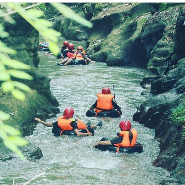 #explorejogja photo today by  taken at Karst Tubing Surobayan, Argomulyo Sedayu,...