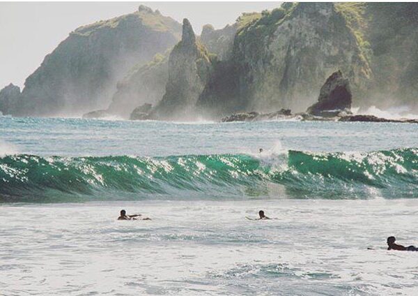 #explorejogja photo today by  taken at Pantai Wediombo, Gunungkidul....