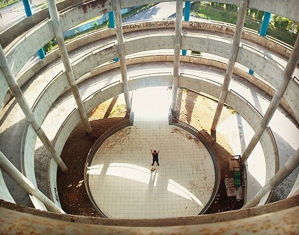 #explorejogja photo today by  taken at Maguwoharjo Int'l Stadium....