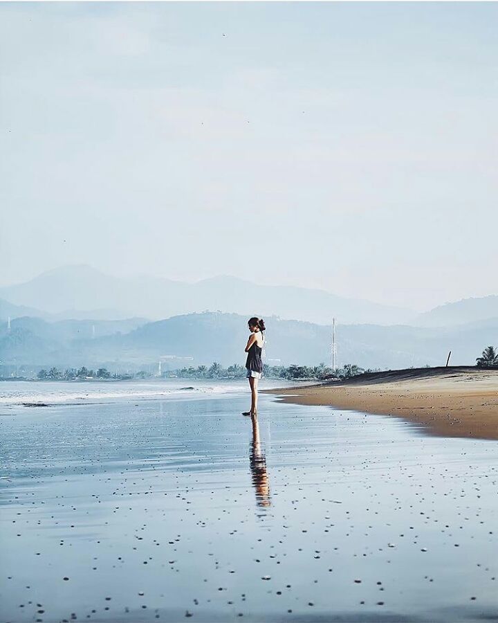 #exploresukabumi photograph of Citepus Beach by ...