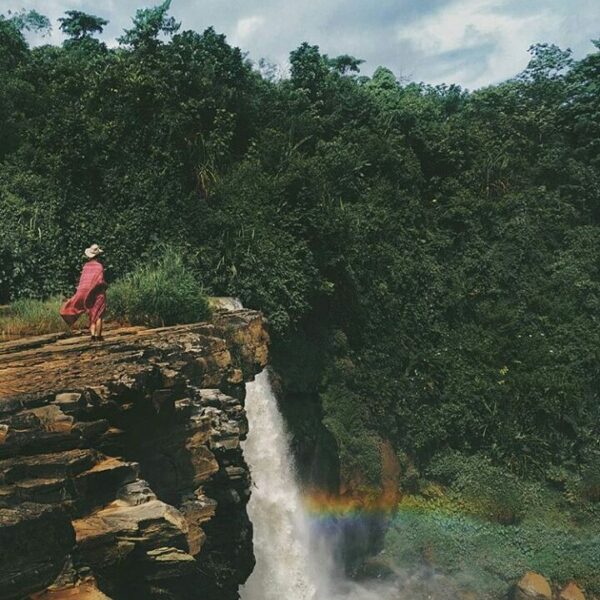 #exploresukabumi photo by  taken Curug Awang, #ciletuhnationalgeopark...