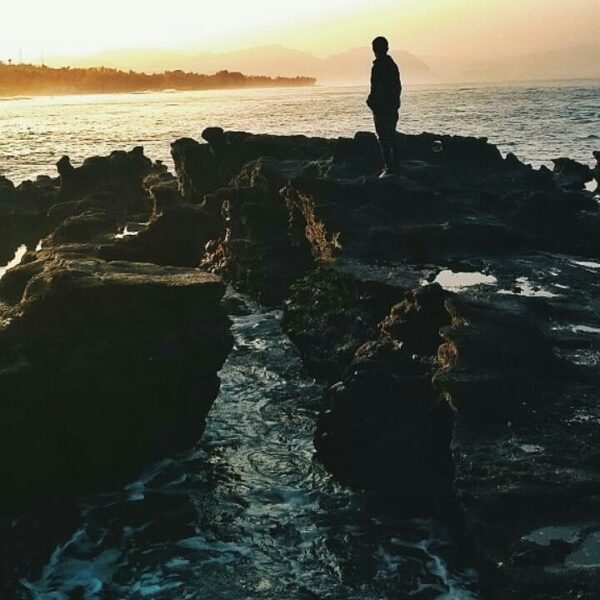 #exploresukabumi today's featured photograph is taken by  at Karang Hawu Beach...