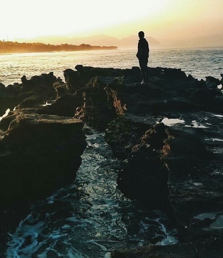 #exploresukabumi today's featured photograph is taken by  at Karang Hawu Beach...