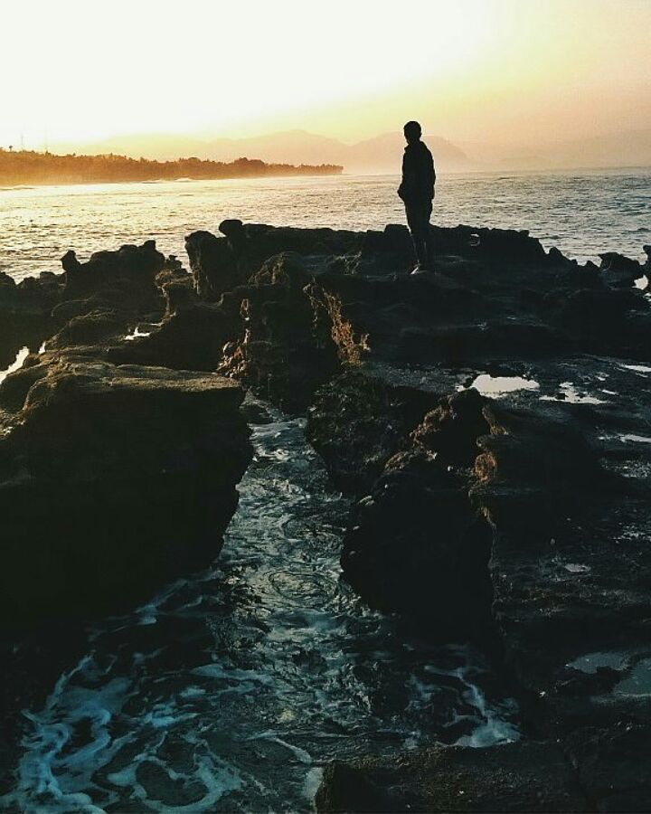 #exploresukabumi today's featured photograph is taken by  at Karang Hawu Beach...