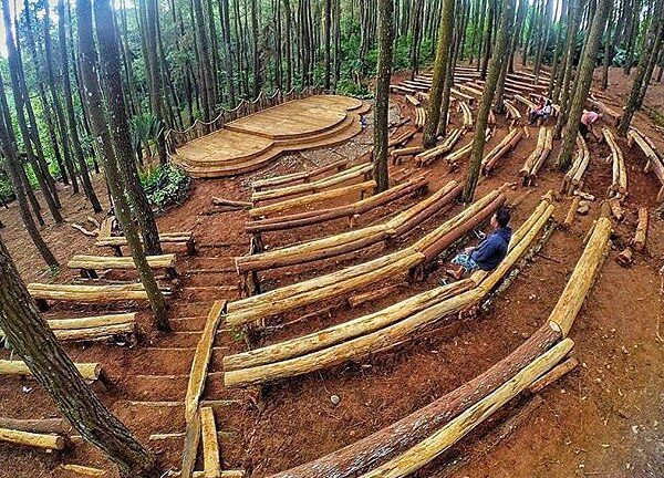 #explorejogja photo today by  taken at Hutan Pinus Dlingo, Bantul....