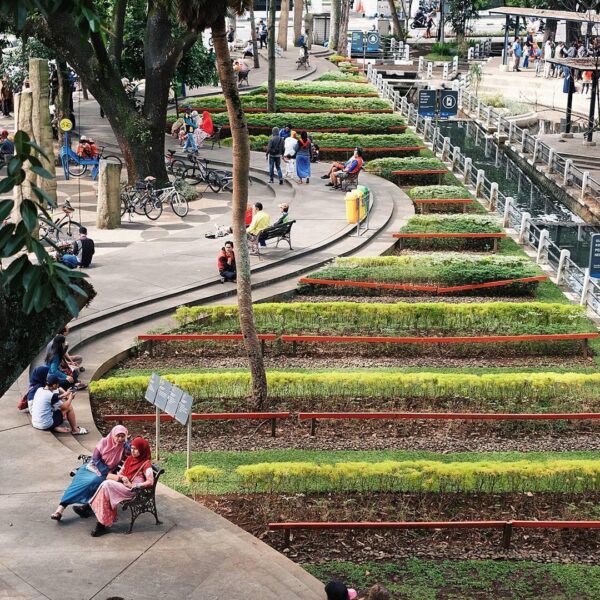 Get yourself relax in the midst of hectic chores at Balai Kota Bandung. Captured...