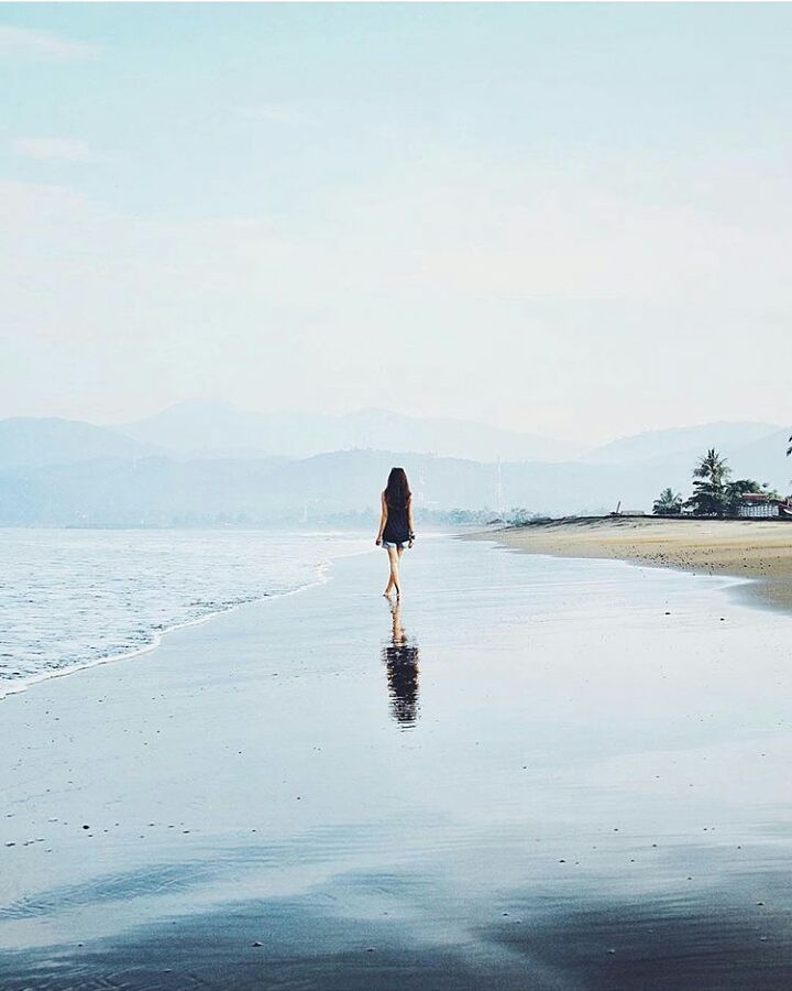 Simply enchanting 
#exploresukabumi photograph of Citepus Beach by ...